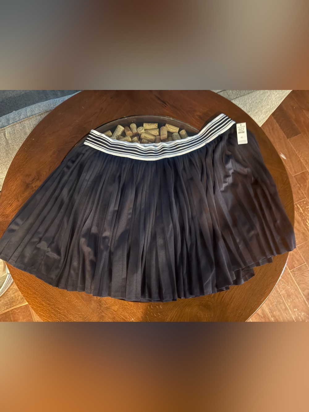 Talbots Navy Tennis Skirt